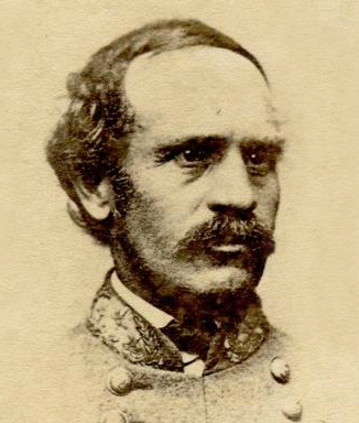Portrait of Bushrod R. Johnson in Confederate uniform