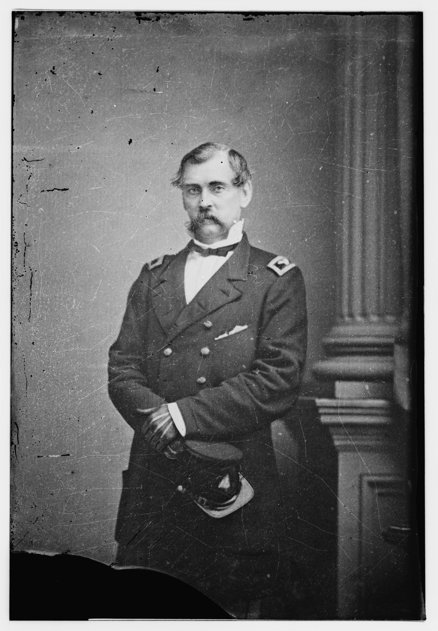 Charles F. Smith in uniform, photographed between 1860 and 1862.