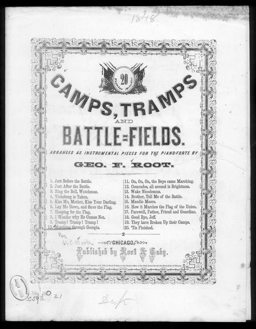 Sheet music for Marching Through Georgia